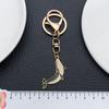 Cartoon Marine Life Black Whale Keychain - European & American Style