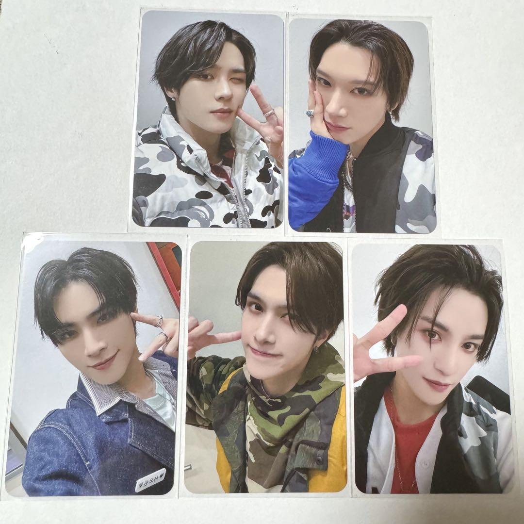 

[ИСПОЛЬЗОВАННЫЙ] WayV Keishin V frequency everline autograph session коллекционная карточка 5 штук