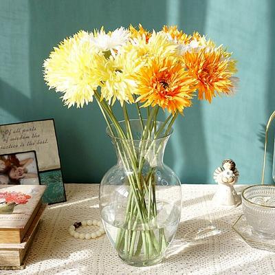3Pcs Multilayer African Daisy Artificial Flowers Party Wedding Flowers Home Garden Decor Silk Flower