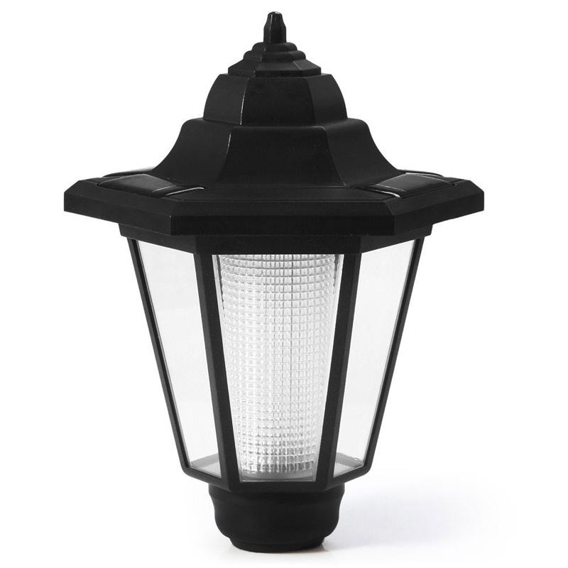 Solar Power LED Light Path Way Wall Landscape Mount Garden Fence Lamp Outdoor bo