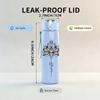 1PC Mandala Lotus Flower Ornament Print 750ml Color Plastic Sports Water Bottle Leakproof Flip Straw Lid Suitable for Sports Office Home Use