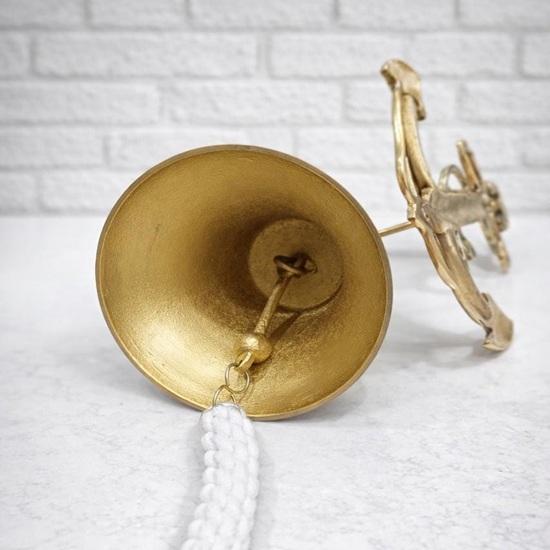 Solid Brass Polish Anchor Ship Bell Nautical Maritime Coastal Decor, 15.24 cm Marine Reproduction Office Home Christmas Gift