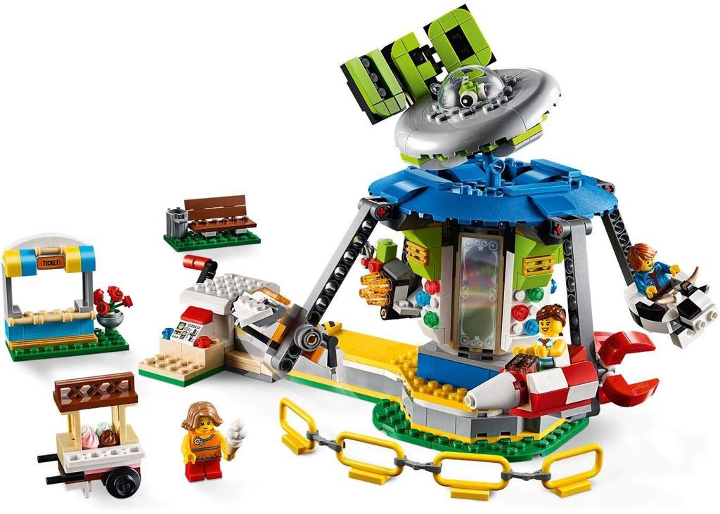 LEGO Creator Amusement Park Space Ride 31095 Block Toy Girls Boys