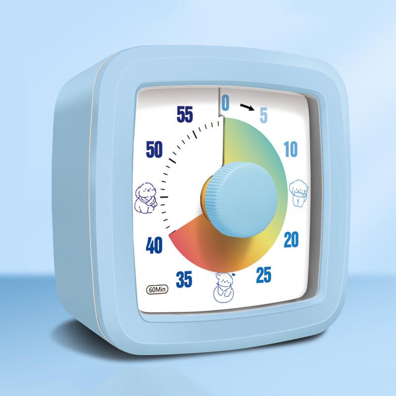 60 Minute Visual Timer Square Silent Countdown Clock For Kitchen Cooking Kids Study Classroom Office 5 Colors