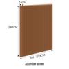 18-Panel Curved Folding Screen Divider – Japanese Style Retractable Wall for Live Broadcasts