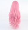Cosplay VTuber Mori Calliope Sleepwear Ver Wig Game Anime Party Pink Curly Wig