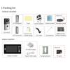 2.4G 7 Inch LCD Monitor 140 Degree Wide Angle Wireless Intercom Video Doorbell 720P Video Door Phone