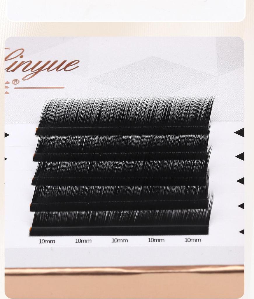 Fox Style Slanted False Eyelashes - Extended Thick European & American Style with Cartoon Fox Design