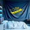 AIK Fotboll Druck Wandteppich, Leichte Wandbehang, für Schlafzimmer, Studentenwohnheim, Wohnzimmer, Heimkunstdekor, Geburtstags-Weihnachtsgeschenk für Freunde