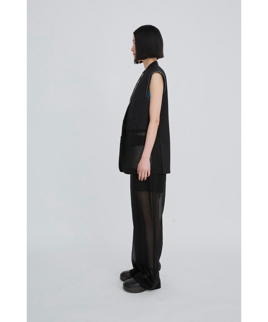 RECODE Layered Sheer Pants Rqpam26530Bkx