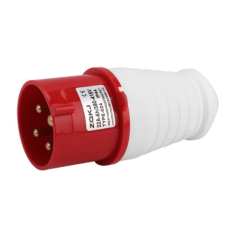 Industrial 4-Core 32A Aviation Plug CN plug (adapter included)