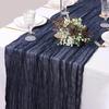 Bohemian Tablecloth Table Runner Table Setting Dining Gauze Table Runner for Wedding Bridal Party Table Decor Christmas Banquets