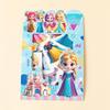1/2/4 Sets Magnetic Princess Pretend Play Toys Magnetic Dress Up Paper Dolls For Girls Play Travel Playset Toy