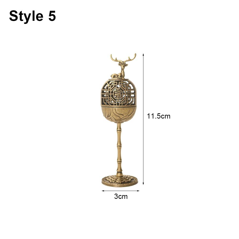 

1Pcs Backflow Magpie Hollow Lamp 19cm Tea House Ornaments Study Room Home Decor Style 5