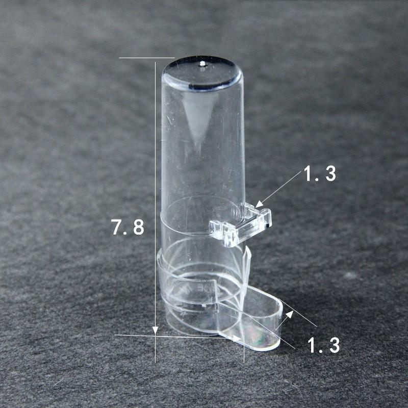 Automatic Bird Water Dispenser High Transparent Bird Cage Water Feeder for Budgie Small Bird Breeding Pet Supplies