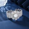 Wedding Language Original Niche Design Exquisite Full of Zircon Gypsy Temperament Watch Female Simple European and American Style
