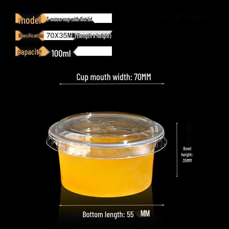 Mini Disposable Tasting Cups, 20-Pack: Ideal for Milk Tea, Jelly, Pudding, or Wine Tasting