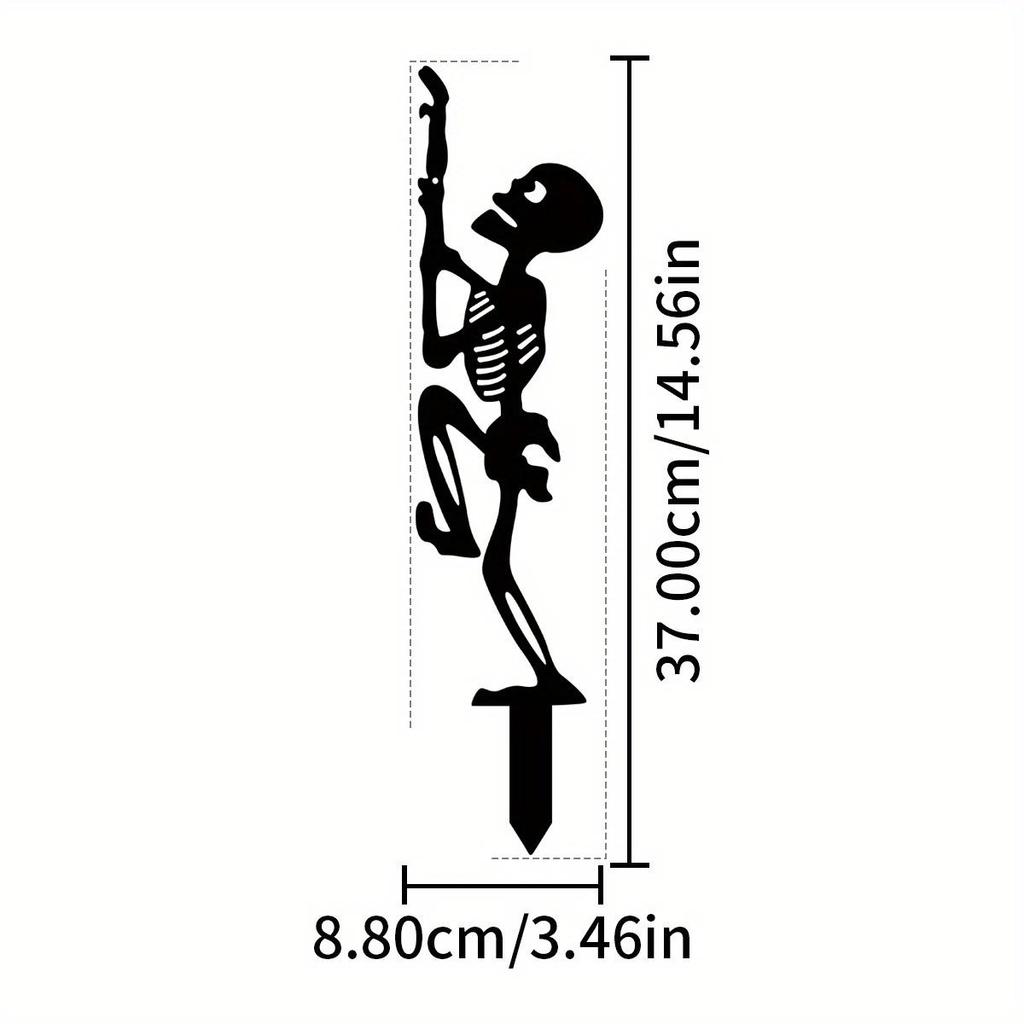 Cross Metal Ground Insert Sign for Garden Decoration