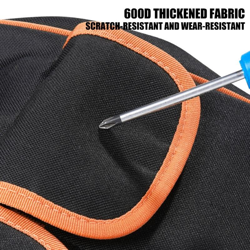 Large Capacity Handbag Tool Storage Bag Power Tool Organizers Pouches Heavy Duty Nylon Tool Bag Wide Mouth Tool Bag