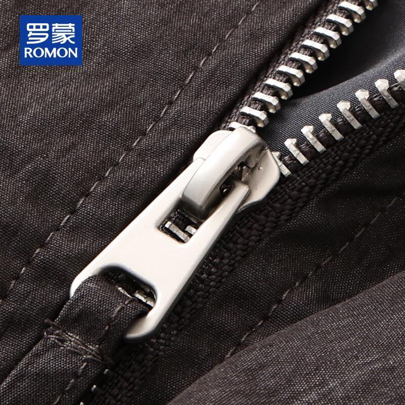 Romon Men's Casual Stand Collar Workwear Jacket