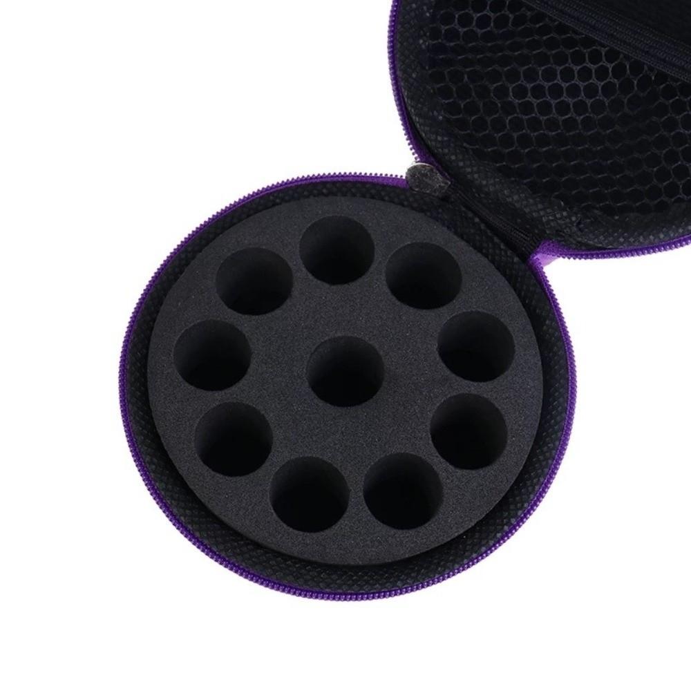 Hard Shell Travel Essential Oil Case 10 Bottles Capacity Insulin Storage Case Diabetics