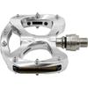 MKS Pretzel Ezy Superior Silver Bicycle Pedals (Mikashima Manufacturing)