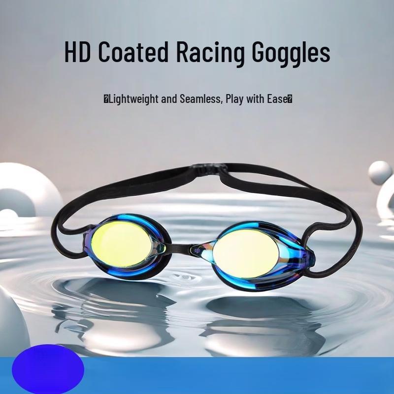 MDNG Racing Swimming Goggles with HD Anti-Fog Coating