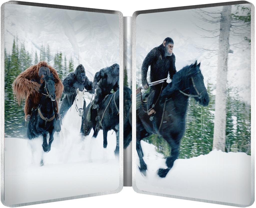 War for the Planet of the Apes 3D 2D Set with Steelbook & Blu-ray [Blu-ray]