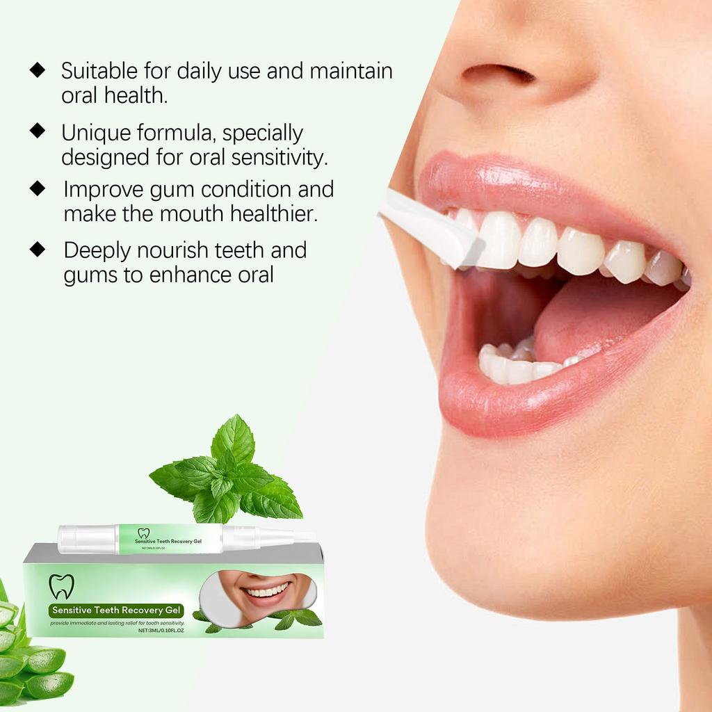 Teeth Care Gel, Clean Teeth Dirt Fresh Care Teeth Gentle Ingredients Care Gel 3ml