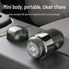Mini Rechargeable Double-Head Waterproof Electric Shaver for Men - Portable Hair Remover for Travel