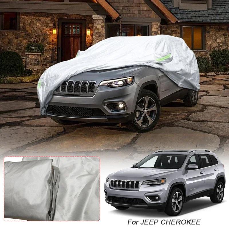 210T Polyester Pro JEEP AVENGER CHEROKEE COMMANDER COMPASS GRAND CHEROKEE PATRIOT RENEGADE WAGONEER Vodotěsný Potah na Auto ANTI-UV