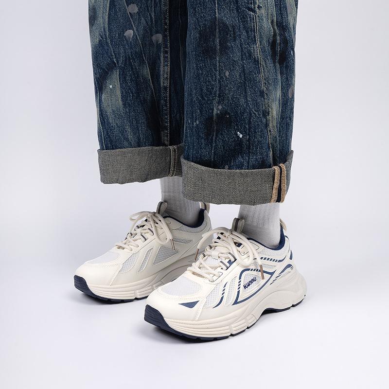 Global Design Heightened Sports Shoes 2025 Spring New Trend Breathable Casual Shoes Popular Retro Dad Shoes