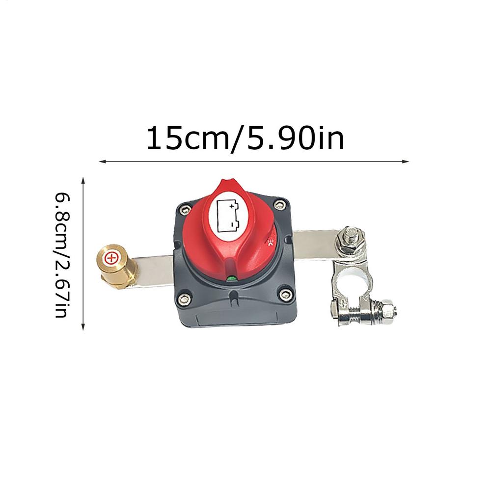 

RV Battery Disconnect Waterproof Disconnect Breaker Portable Battery Saver Automotive Replacement For RV Car Motorcycle Boat