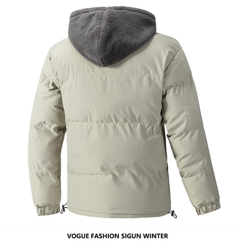 Men's Winter Plus Size Two-Piece Style Thick Cotton Jacket
