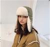 Croogo Pilot Russian Hat with Ear Outdoor Flight Aviator Hat Cap, Flaps, Winter, Skiing, Activities, Unisex, Cap, (G-PL06-Green)