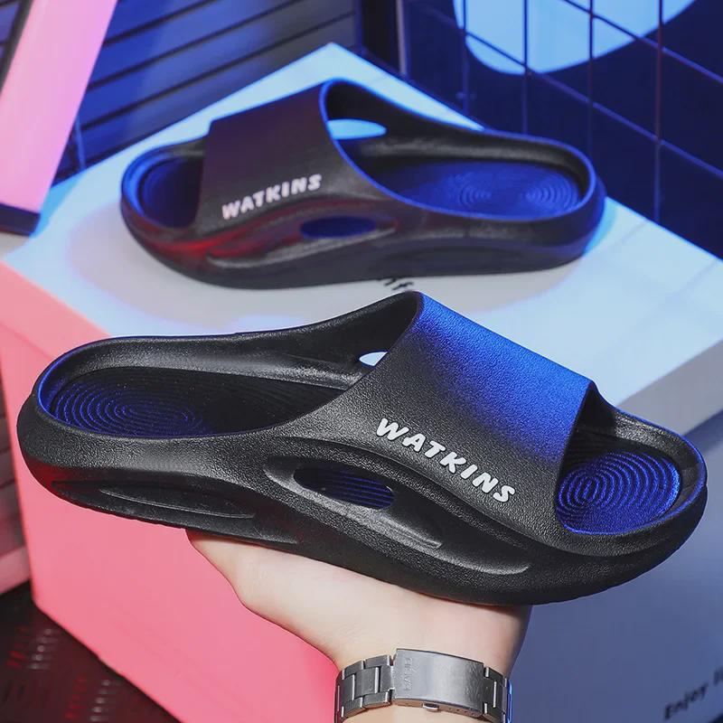 Men's Fashionable Thick-Soled Non-Slip Sports Sandals for Beach and Home