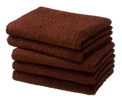 Hotel Face Set of 5 Face Towels Made In Japan Senshu Towel 32 X 82 Brown (Approx. Cm)