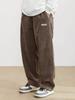 Men's Japanese Style Wide-Leg Cargo Pants - Autumn/Winter Casual Trousers