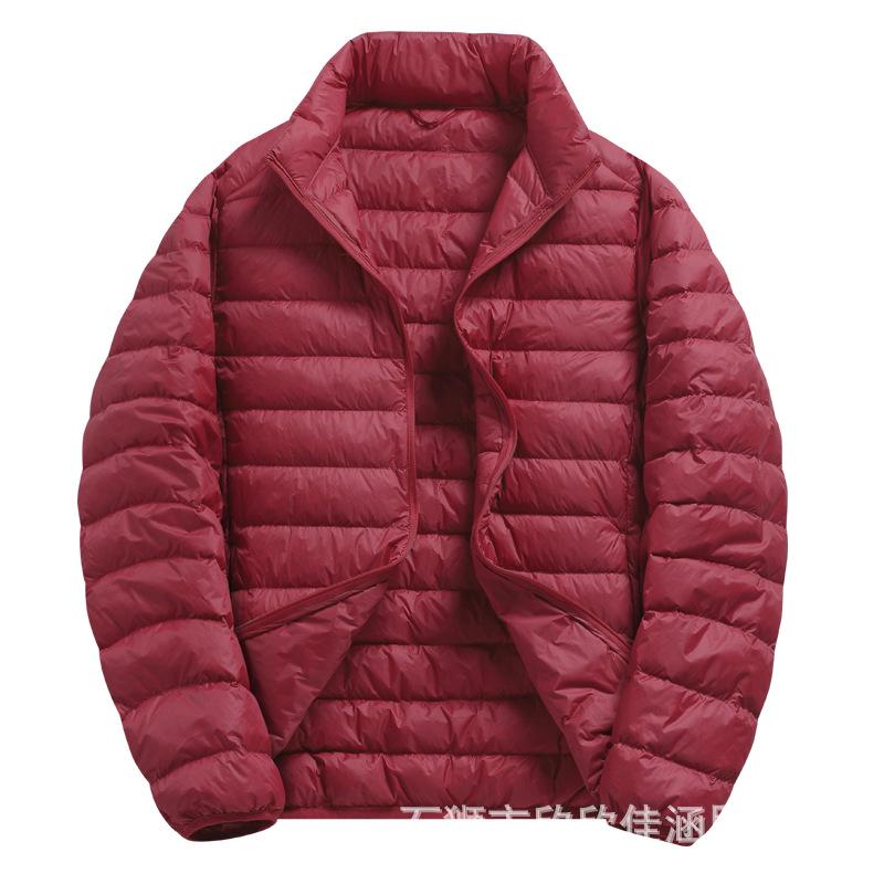 

Men s Stylish Stand Collar Down Jacket: Lightweight, Warm, and Versatile for Autumn/Winter M
