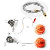 BRS-17F/17H Gas Adapter Extension Tube Hose Gas Stove Adapter Outdoor Camping Stove Adapter for Cylinders Tank Gas Burner