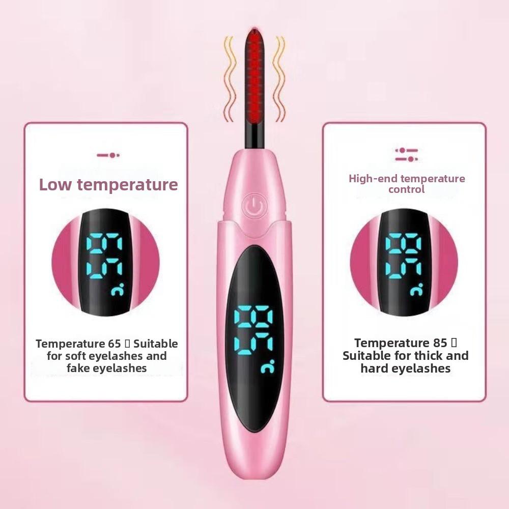 Fast Heating Heated Eyelash Curler Professional Rechargeable Ion Eyelash Curler  Makeup Tool