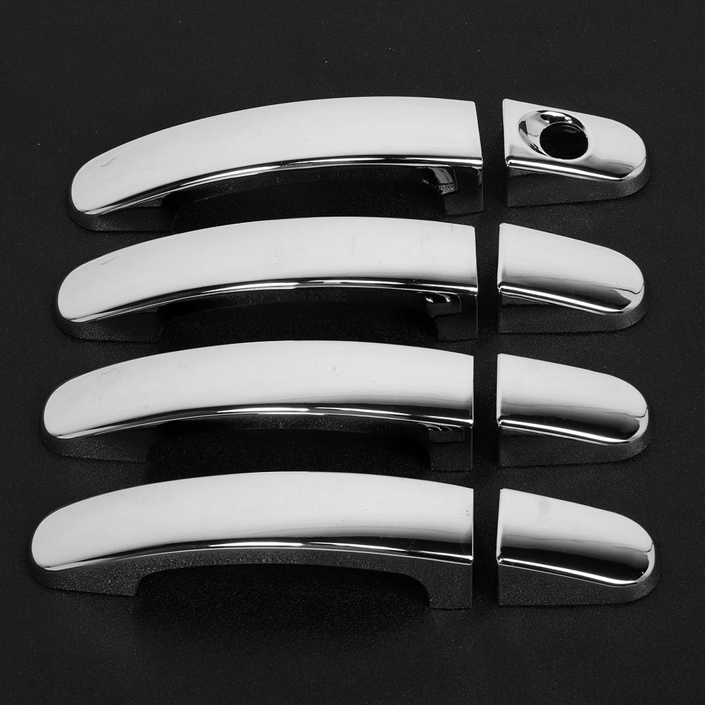 8pcs Car Outer Door Handle Trim Chrome Cover Fit for Ford Ranger T6 2012?2016