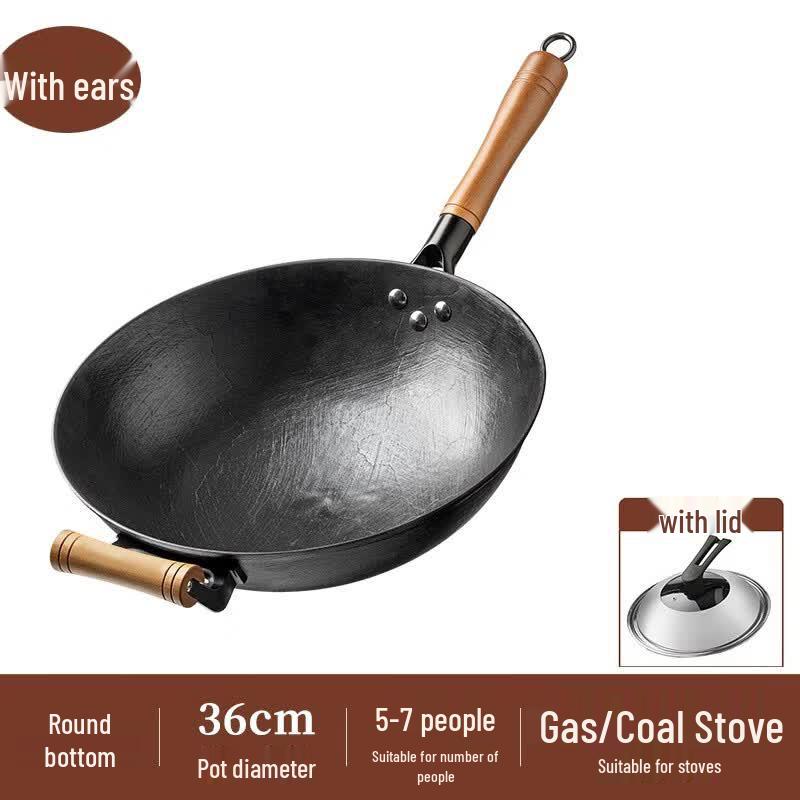 Zijin He s Turtle Pattern Cast Iron Wok