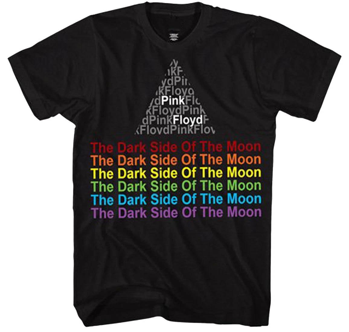 Официальная футболка Pink Floyd Dark Side Test для взрослых, 100% хлопок, мужские футболки, топ - Рок-группа Дэвид Роджер Музыкальная футболка S