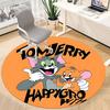 1pc Tom Jerry Office Round Area Rug, Bedroom Living Room Home Decor, Room Deco,  Offic a1016088