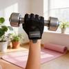 Breathable Nylon Half Finger Workout Gloves With Shock Absorption For Fitness And Cycling