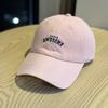 Three-Dimensional Letter Embroidery Baseball Cap Men'S And Women'S Quick-Drying Sun Protection Cap Dome Letter Printing Sunshade
