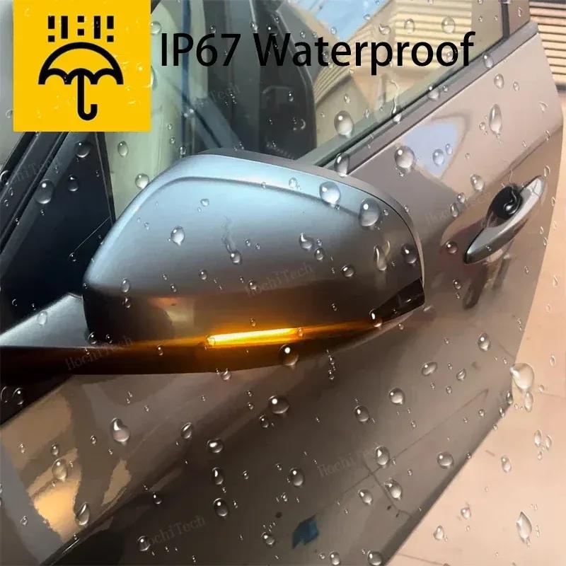 Smoked LED Dynamic Turn Signal Light Side Mirror Flashing Light for Volvo S60 V40 V60 CC S80 II V70 III