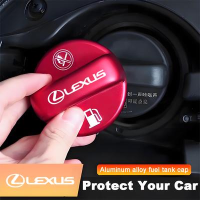 Pokrywa korka wlewu paliwa do samochodu Matowa pokrywa ze stopu aluminium Akcesoria samochodowe F SPORT LBX NX RX 350h 450h Hybryda Plug-in ES UX 300e