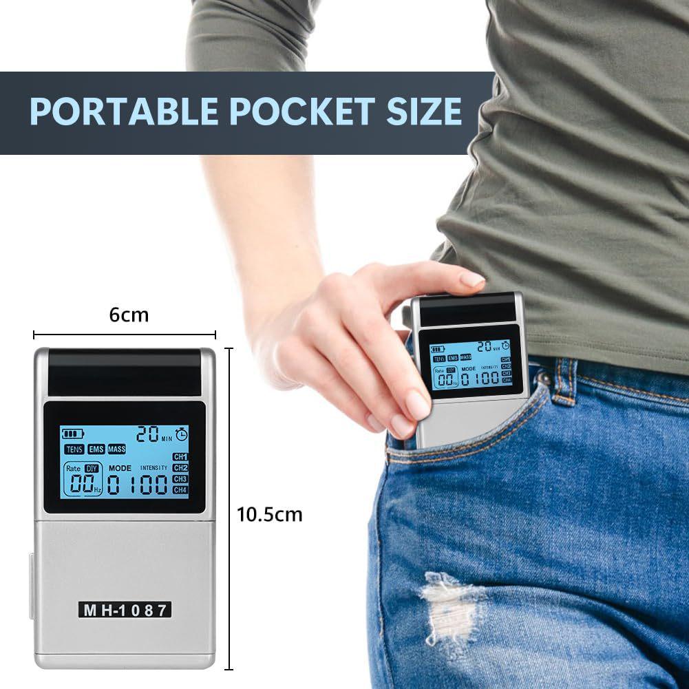 60-Mode TENS 7000 Meridian & EMS Pulse Massager for Neck, Shoulder, and Cervical Spine